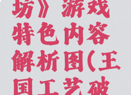 《王国工坊》游戏特色内容解析图(王国工艺破解版)