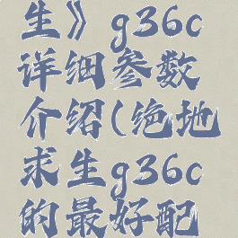 《绝地求生》g36c详细参数介绍(绝地求生g36c的最好配置)