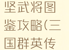《三国群英传8》孙坚武将图鉴攻略(三国群英传8孙坚获玉玺时间)