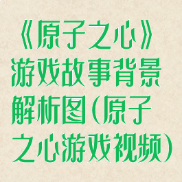 《原子之心》游戏故事背景解析图(原子之心游戏视频)