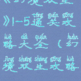 《幻境双生》1-5通关攻略大全(幻境双生攻略1—2)