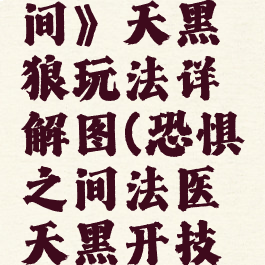 《恐惧之间》天黑狼玩法详解图(恐惧之间法医天黑开技能)