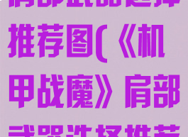 《机甲战魔》肩部武器选择推荐图(《机甲战魔》肩部武器选择推荐图解)