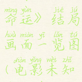 《未知的命运》结局画面一览图(电影未知的命运)