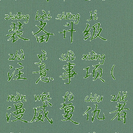 《漫威复仇者联盟》装备升级注意事项(漫威复仇者联盟装备等级)