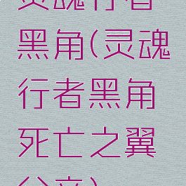 灵魂行者黑角(灵魂行者黑角死亡之翼父亲)
