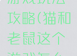 猫和老鼠游戏玩法攻略(猫和老鼠这个游戏怎么玩)