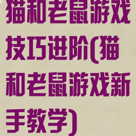 猫和老鼠游戏技巧进阶(猫和老鼠游戏新手教学)