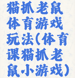 猫抓老鼠体育游戏玩法(体育课猫抓老鼠小游戏)
