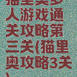 猫里奥多人游戏通关攻略第三关(猫里奥攻略3关)