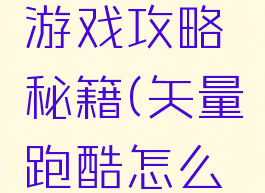 矢量跑酷游戏攻略秘籍(矢量跑酷怎么使用技巧)