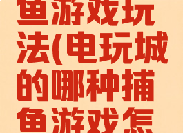 电玩城打鱼游戏玩法(电玩城的哪种捕鱼游戏怎么玩的)