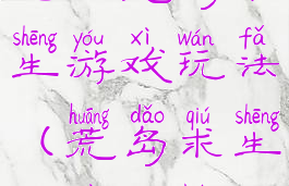 电脑荒岛求生游戏玩法(荒岛求生游戏功略)
