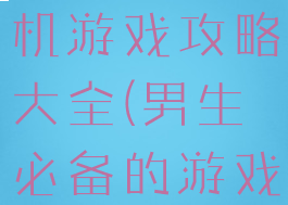 男生必备单机游戏攻略大全(男生必备的游戏)
