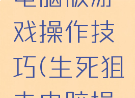 生死狙击电脑版游戏操作技巧(生死狙击电脑操作键)