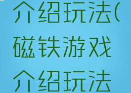 磁铁游戏介绍玩法(磁铁游戏介绍玩法图片)