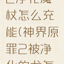 神界原罪2净化魔杖怎么充能(神界原罪2被净化的龙怎么救)