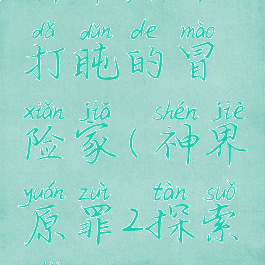 神界原罪2打盹的冒险家(神界原罪2探索者)