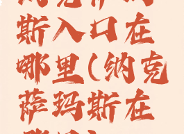 纳克萨玛斯入口在哪里(纳克萨玛斯在哪里)