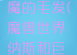 纳斯和巨魔的毛发(魔兽世界纳斯和巨魔的毛发)