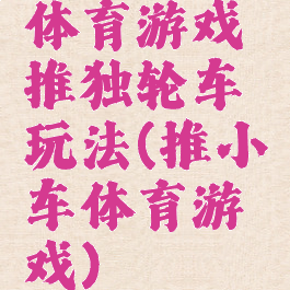 体育游戏推独轮车玩法(推小车体育游戏)