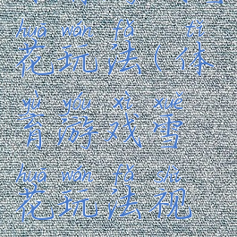 体育游戏雪花玩法(体育游戏雪花玩法视频)