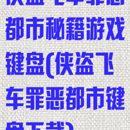 侠盗飞车罪恶都市秘籍游戏键盘(侠盗飞车罪恶都市键盘下载)