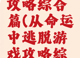 从命运中逃脱游戏攻略综合篇(从命运中逃脱游戏攻略综合篇免费阅读)