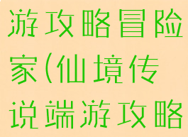 仙境传说手游攻略冒险家(仙境传说端游攻略)