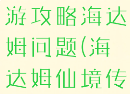 仙境传说手游攻略海达姆问题(海达姆仙境传说)
