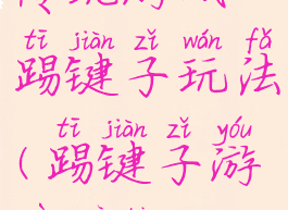 传统游戏踢键子玩法(踢键子游戏目标)