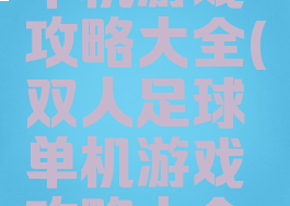 双人足球单机游戏攻略大全(双人足球单机游戏攻略大全最新)