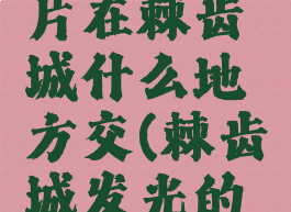 发光的碎片在棘齿城什么地方交(棘齿城发光的碎片)