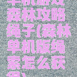 单机游戏森林攻略绳子(森林单机版绳索怎么获得)
