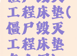 僵尸毁灭工程床垫(僵尸毁灭工程床垫怎么用)