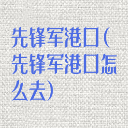先锋军港口(先锋军港口怎么去)