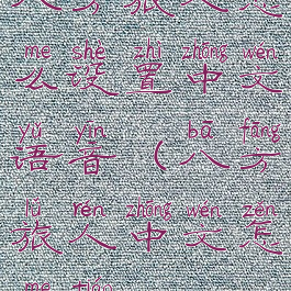 八方旅人怎么设置中文语音(八方旅人中文怎么调)