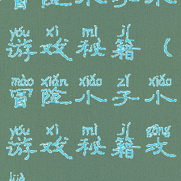 冒险小子小游戏秘籍(冒险小子小游戏秘籍攻略)