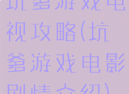 坑爹游戏电视攻略(坑爹游戏电影剧情介绍)