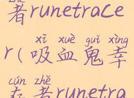 吸血鬼幸存者runetracer(吸血鬼幸存者runetracer进化)