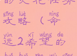 命运2希望的火花任务攻略(命运2希望的火花任务攻略超跑酷)