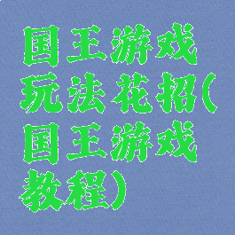 国王游戏玩法花招(国王游戏教程)