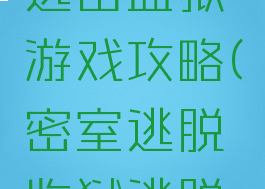 密室逃脱逃出监狱游戏攻略(密室逃脱监狱逃脱攻略)