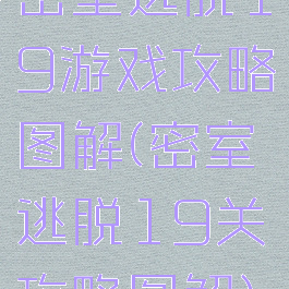 密室逃脱19游戏攻略图解(密室逃脱19关攻略图解)