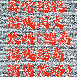 宾馆逃脱游戏图文攻略(逃离游戏逃离酒店攻略)