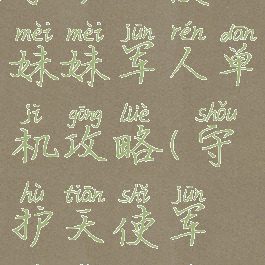 守护天使妹妹军人单机攻略(守护天使军人怎么玩)