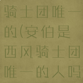 安伯是西风骑士团唯一的(安伯是西风骑士团唯一的人吗)