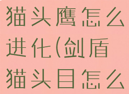 宝可梦剑盾猫头鹰怎么进化(剑盾猫头目怎么进化)