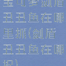 宝可梦剑盾丑丑鱼在哪里抓(剑盾丑丑鱼在哪捉)