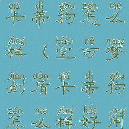 宝可梦剑盾卡蒂狗怎么样(宝可梦剑盾卡蒂狗怎么样好用吗)